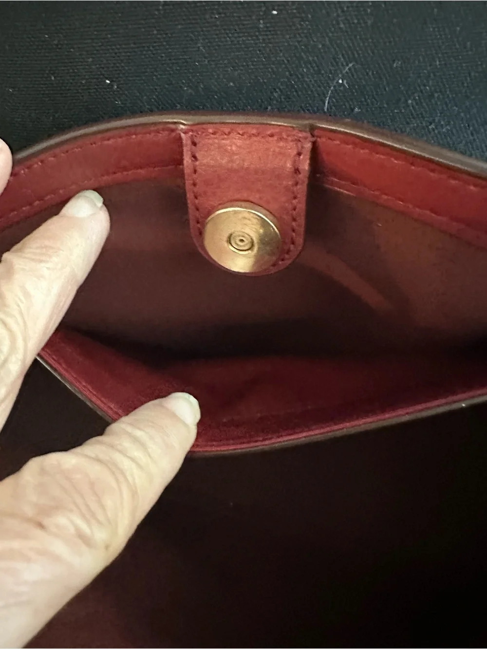 COACH #305 Tote 27 Raspberry & Pink Leather - Picture 7 of 13